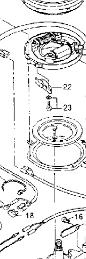 Катушка зарядная генератора Tohatsu/Mercury  ПЛМ /Tohatsu 9.9-18, 25-30
