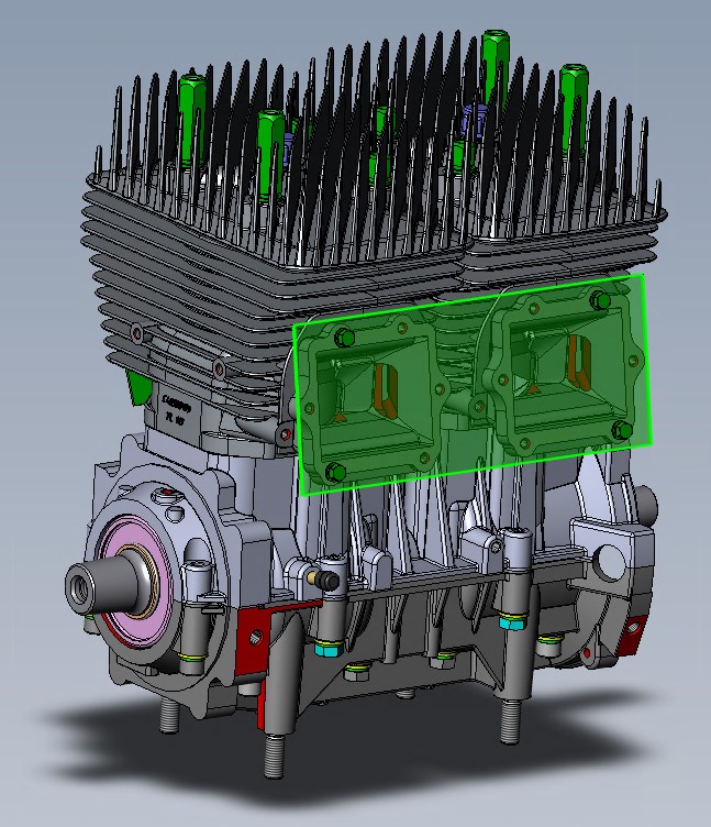 Блок двигателя ТАЙГА 550 RM
