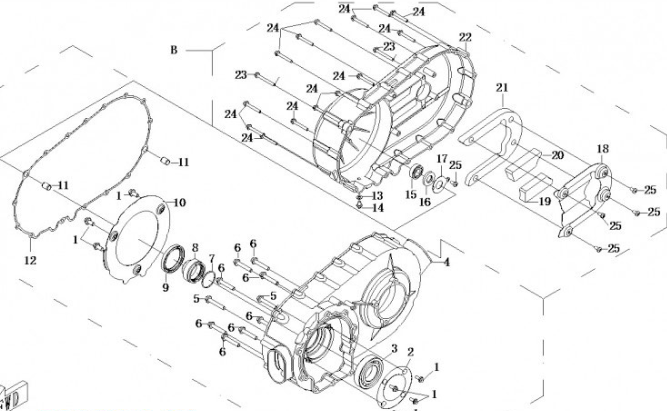 Манжета 17х35х5 крышки вариатора ATV /СМК 500А/2А/Х5/Х6/Z6/X8U8/Z8