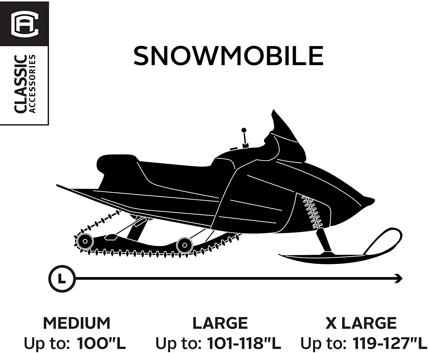 Чехол с/х SledGear Classic medium (254 см, универсальный) /США