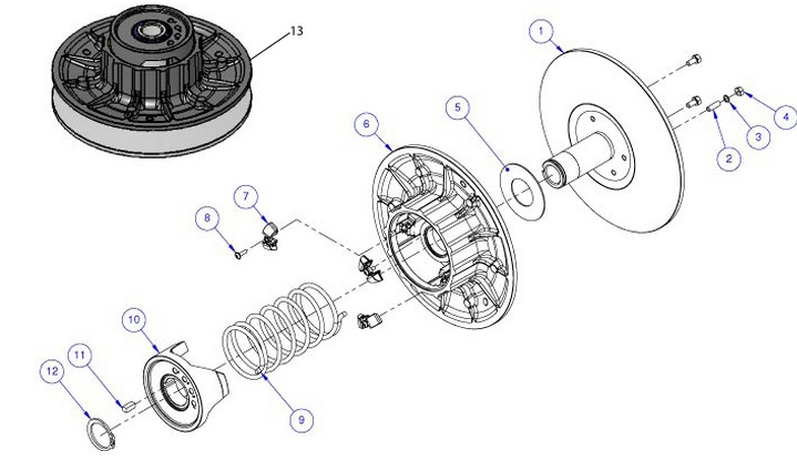 Шайба 0080-0173/Тайга Варяг 550V/Барс 850/Буран 4Т RM