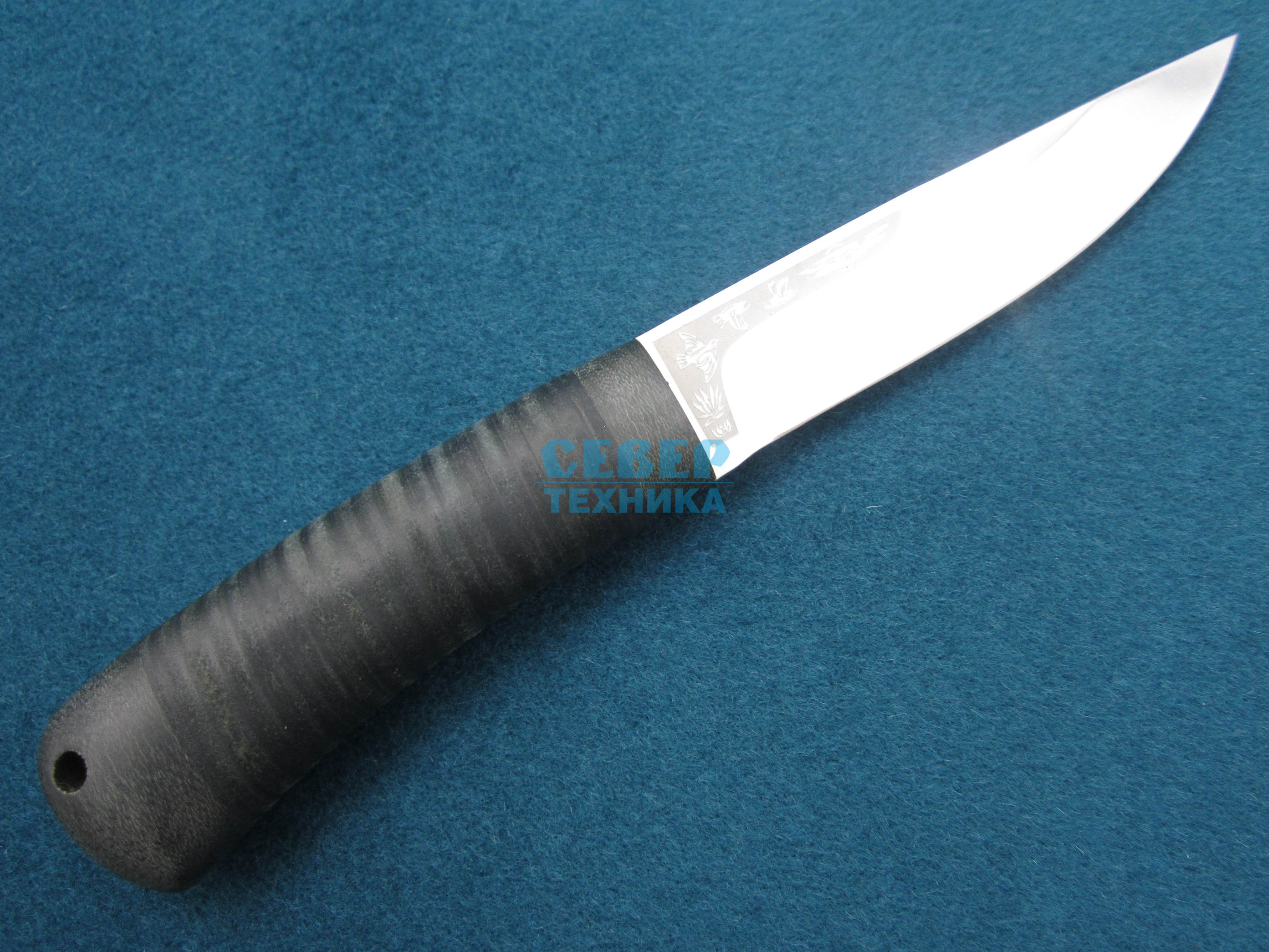 Нож "Шашлычный" малый кожа /Златоуст