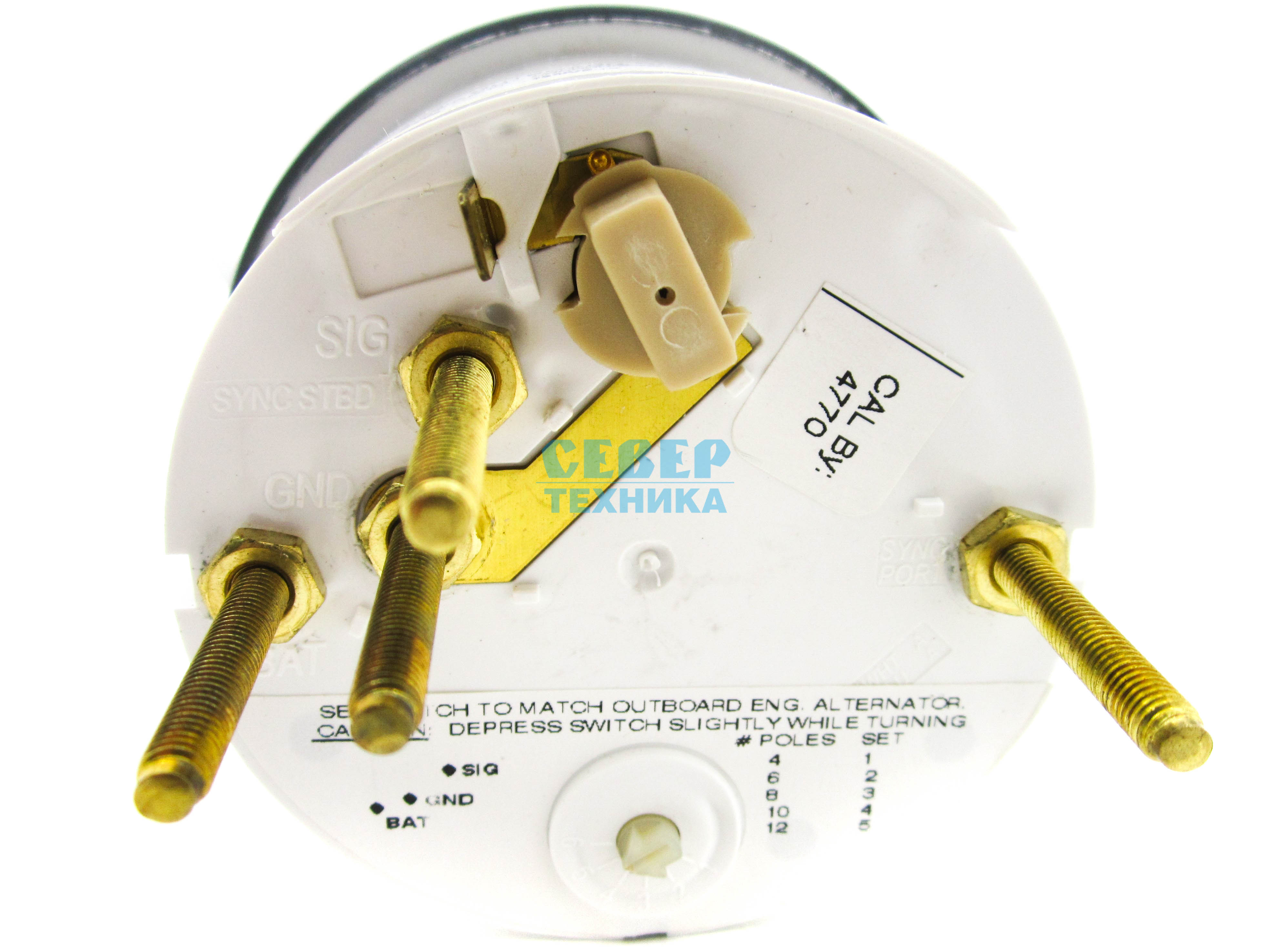 Тахометр для ПЛМ со счетчиком часов