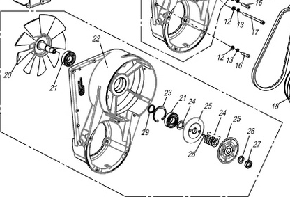 Кольцо регулировочное крыльчатки /Буран