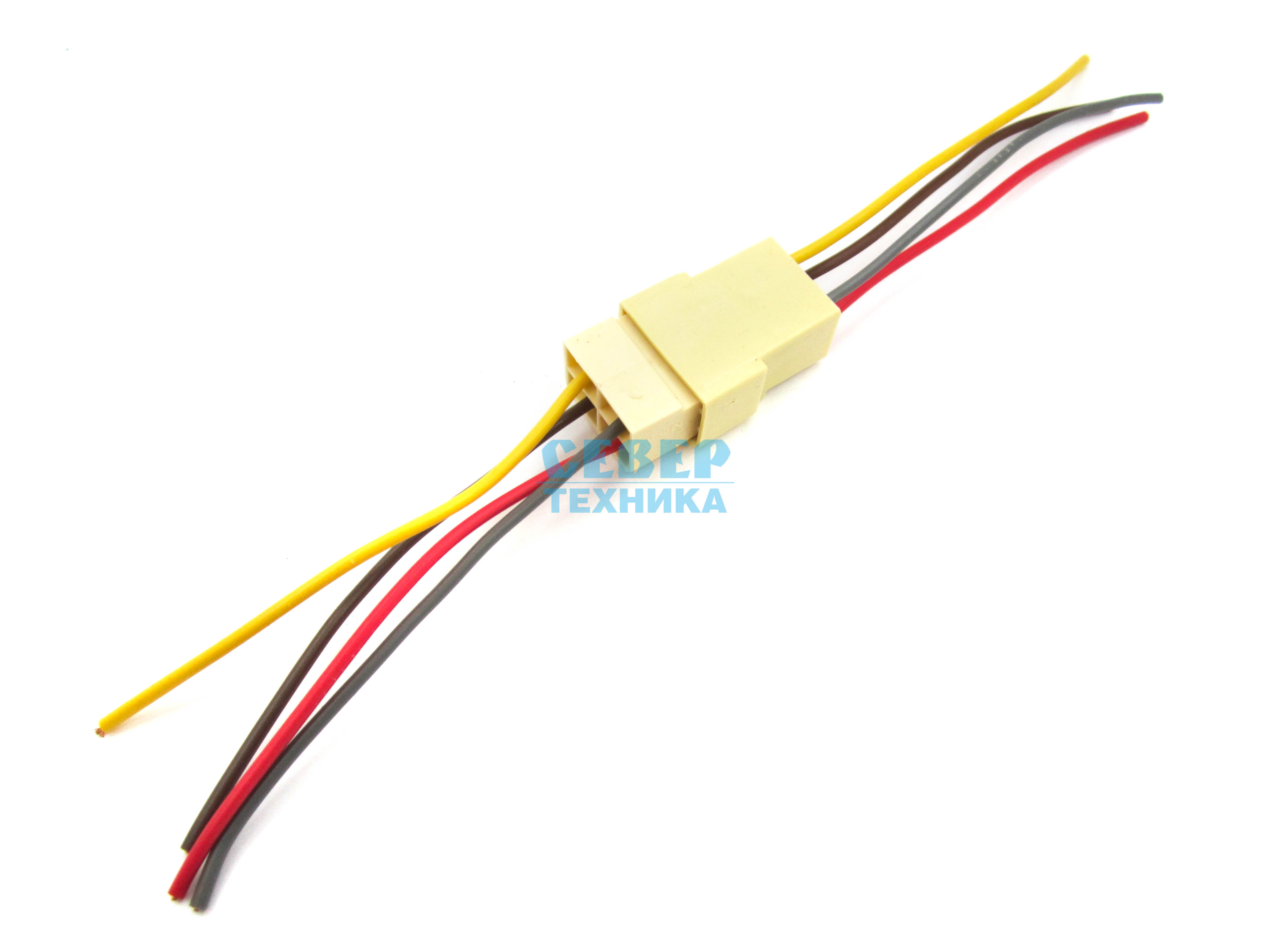 Разъём электр. 4-пр. (влаго/защ.) /CARGEN