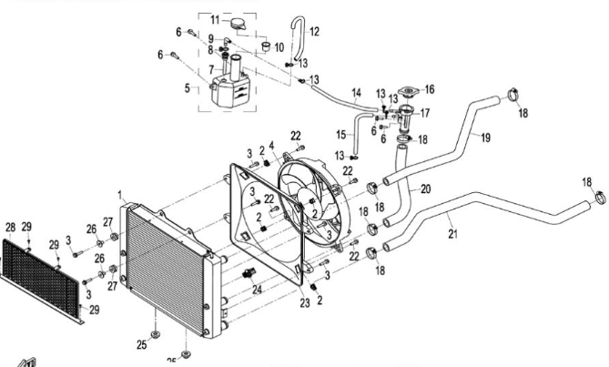 Вентилятор системы охлаждения (Panasonic) ATV /СФ 800, Х8