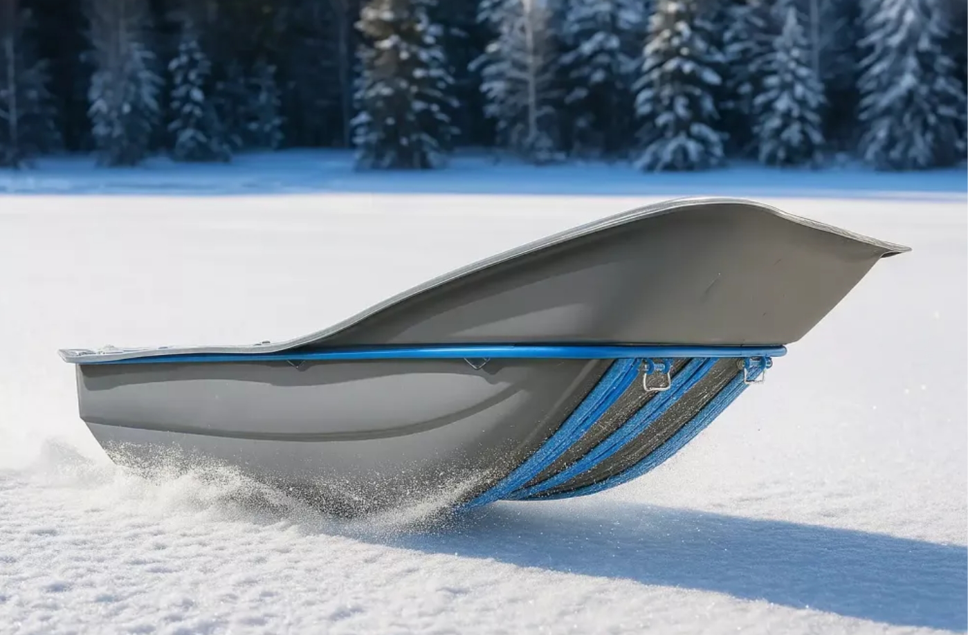 Сани-волокуши PRO 600 Бьюско 2380 /отбойник, дышло, накладки (ЦентрПласт)