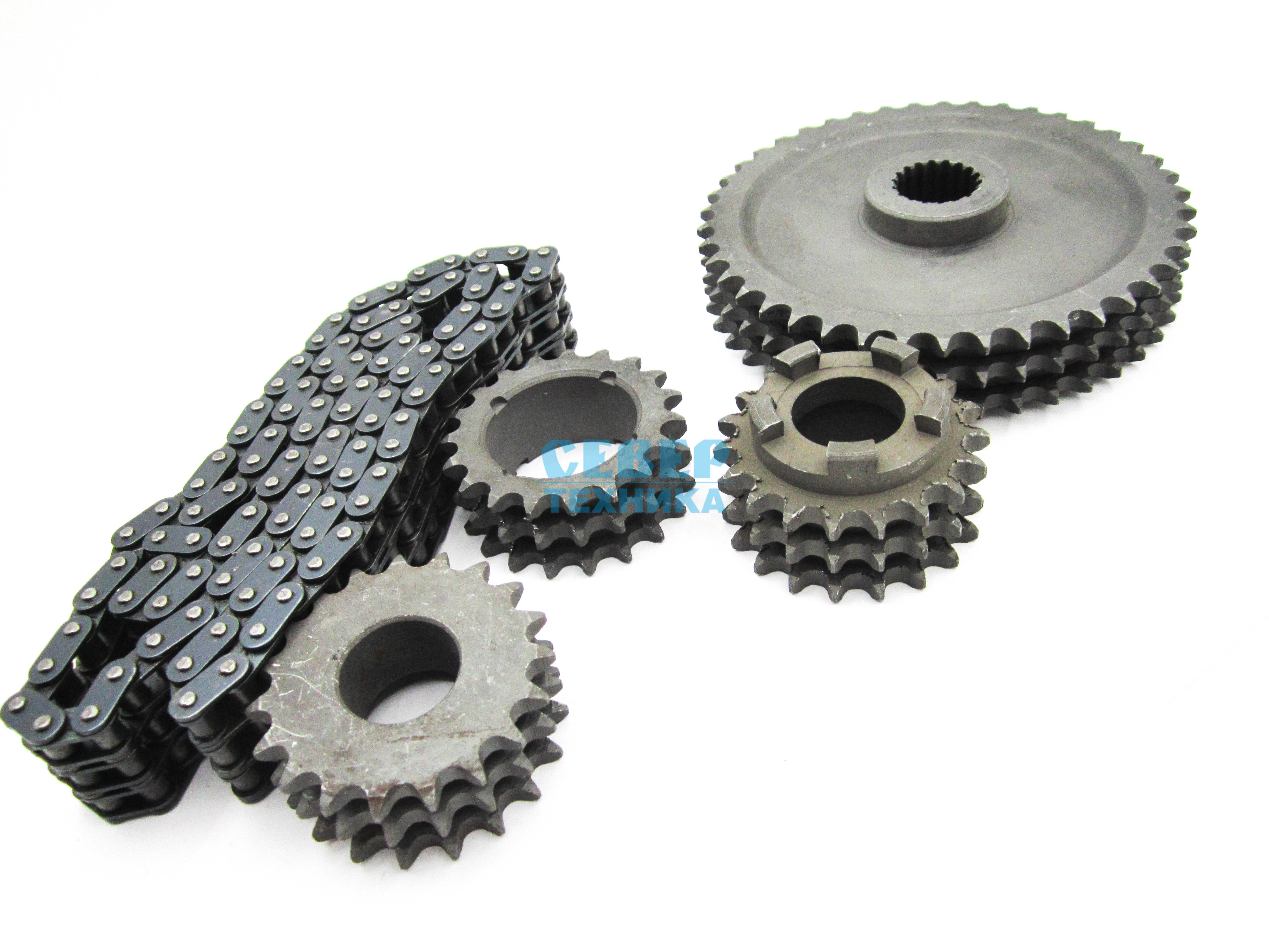 Цепь трехрядная старый обр. в сб. /Буран (светлый, не полн. к-т)