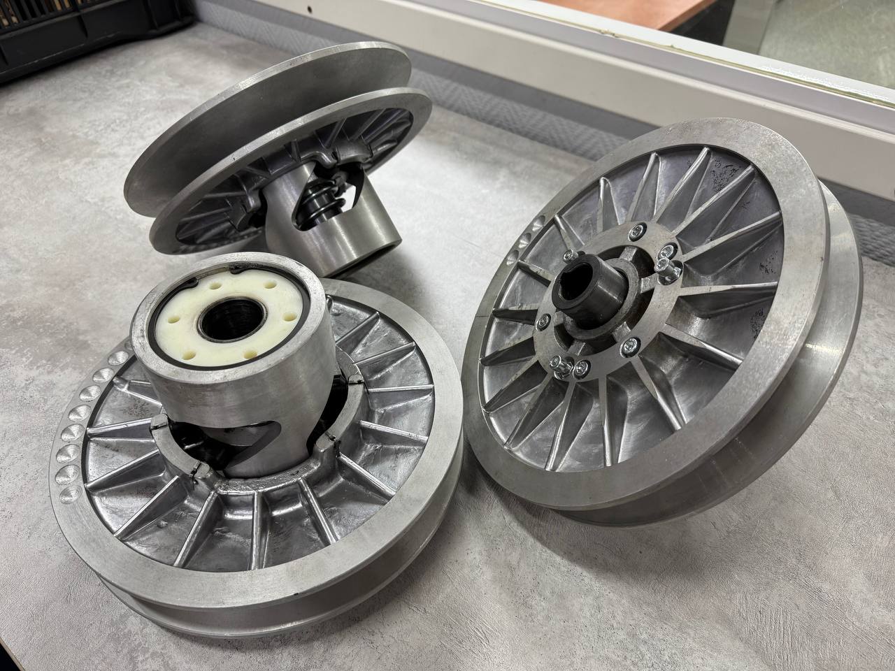 Шкив вариатора ведомый в сборе /Буран, тюнинг