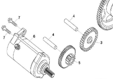 Электростартер ATV /СМК X8/Х10 (ODM)