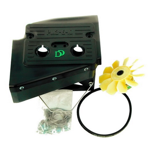 Крыльчатка вентилятора /Буран DD шкив + кожух, к-т (тюнинг сист. охл)