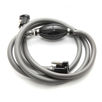 Шланг топливный ПВХ (с грушей и фиттинг.) /ОМС