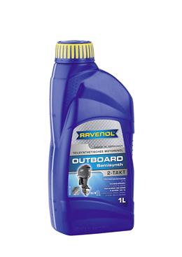 Масло RAVENOL Outboard 2Т (п/синтетика) 1л.