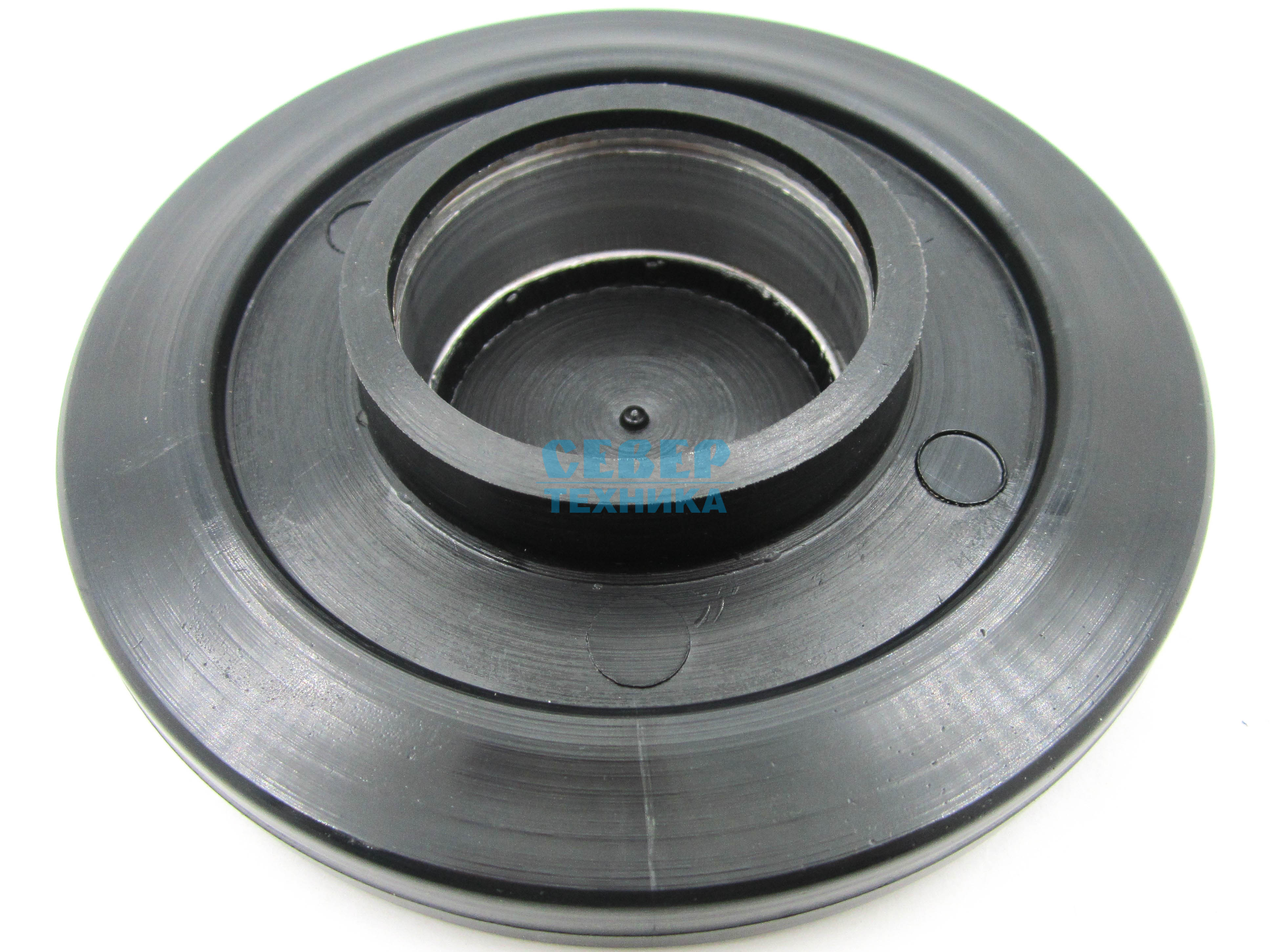 Каток /Буран (D нар. 130мм, вн. 52мм, на тележку, черн. пласт, со ступицей)