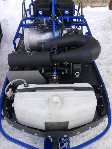 Глушитель DD Буран (тюнинг, в сб. с коллектором /отвод выхл. газов право)