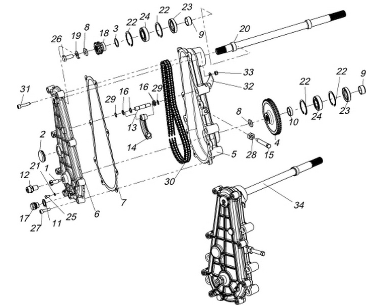 Звездочка КП /Тикси RM