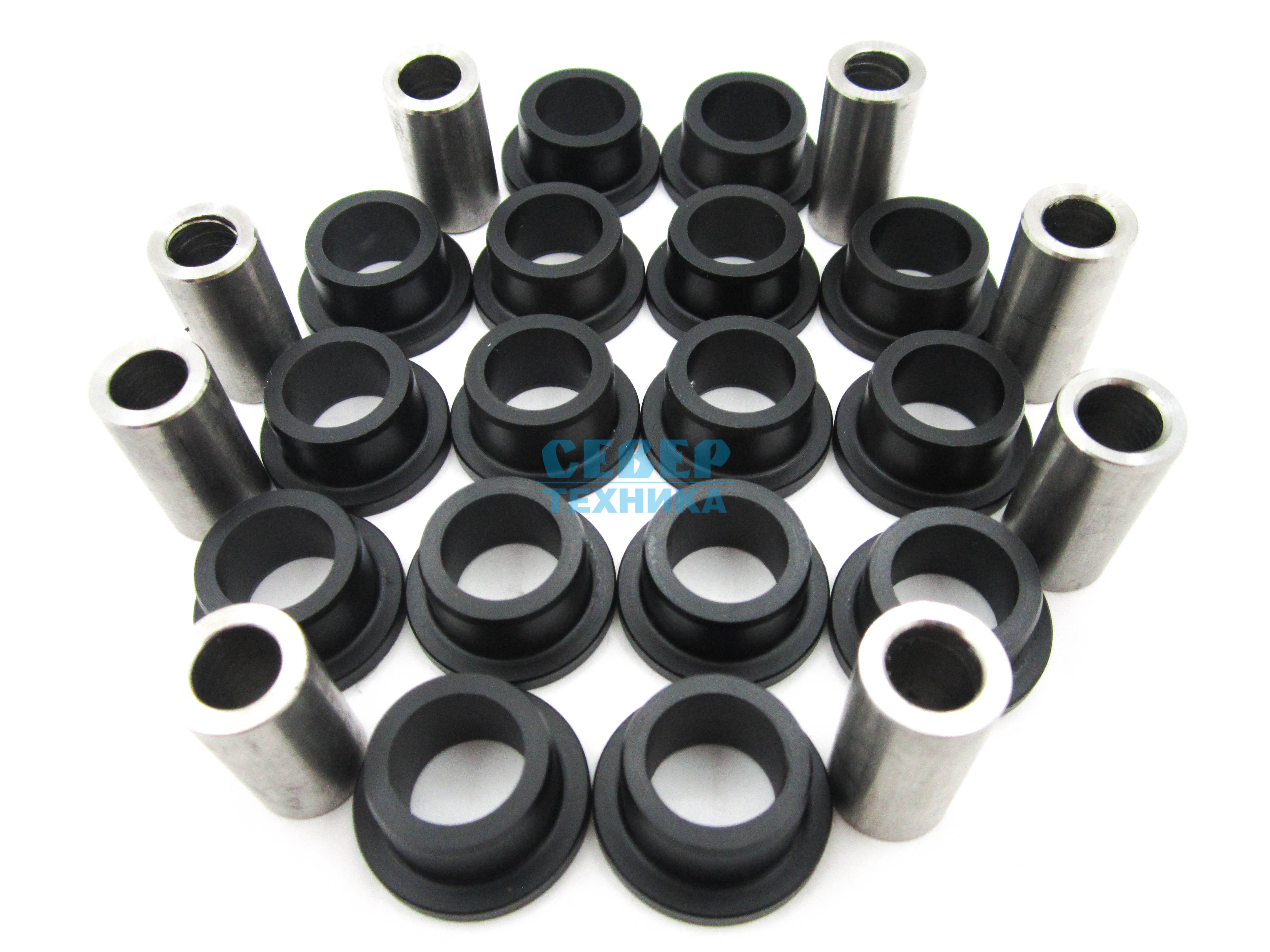 Втулки к-т 8шт для амортизаторов с пальцами ATV /Stels Hisun 450/500/700/Leopard 600