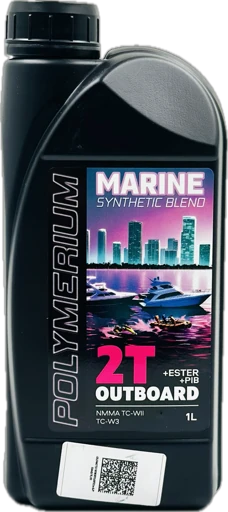 Масло POLYMERIUM OUTBOARD 2T (п/синтетика) 1л.