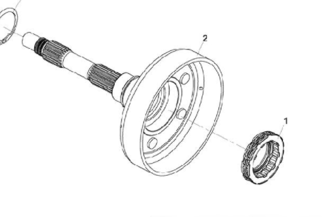 Муфта обгонная ATV /СМК X6/X8