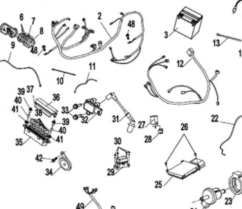 Катушка зажигания ATV /СМК X5 H.O/X6/Z6