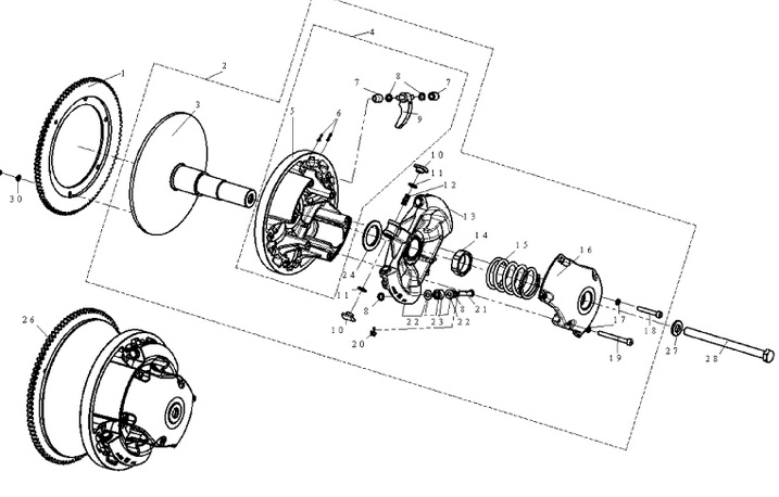 Пружина вариатора /Тайга Варяг 550 RM