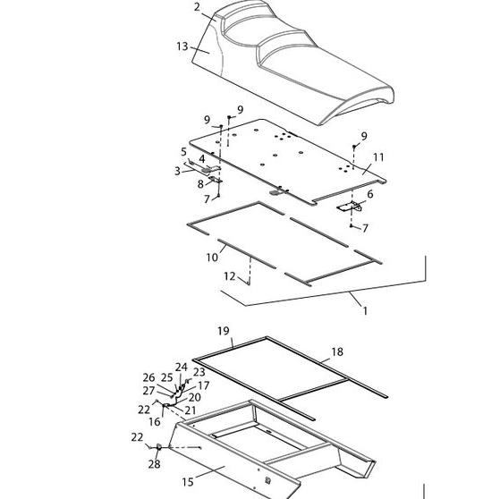 Петля сиденья /Буран RM