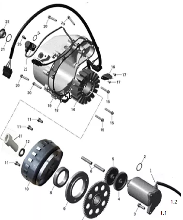 Датчик положения к/вала /Тайга Patrul 800SWT/ FRONTIER /ATV 650-1000 RM