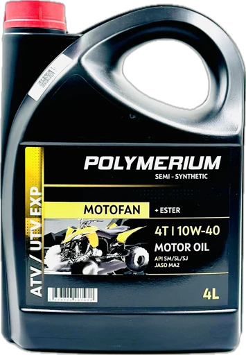 Масло POLYMERIUM MOTOFAN ATV-UTV EXP 10W-40 4Т (п/синтетика) 4л.