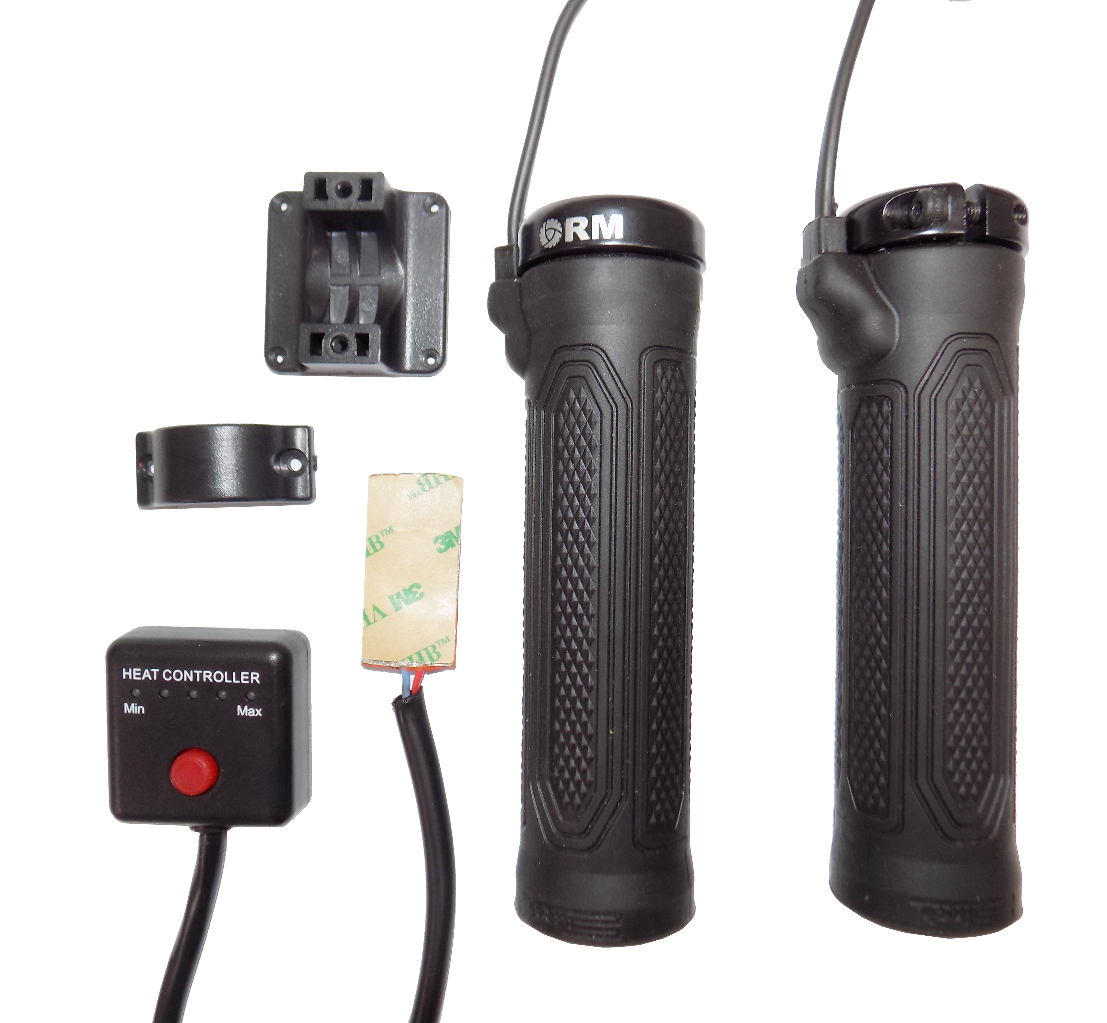 Ручки руля и курок газа RM с подогревом РГТ22