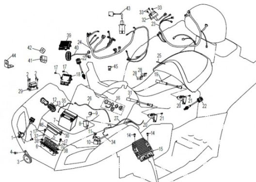 Провод высоковольтный №2 ATV /СМК X8/Z8