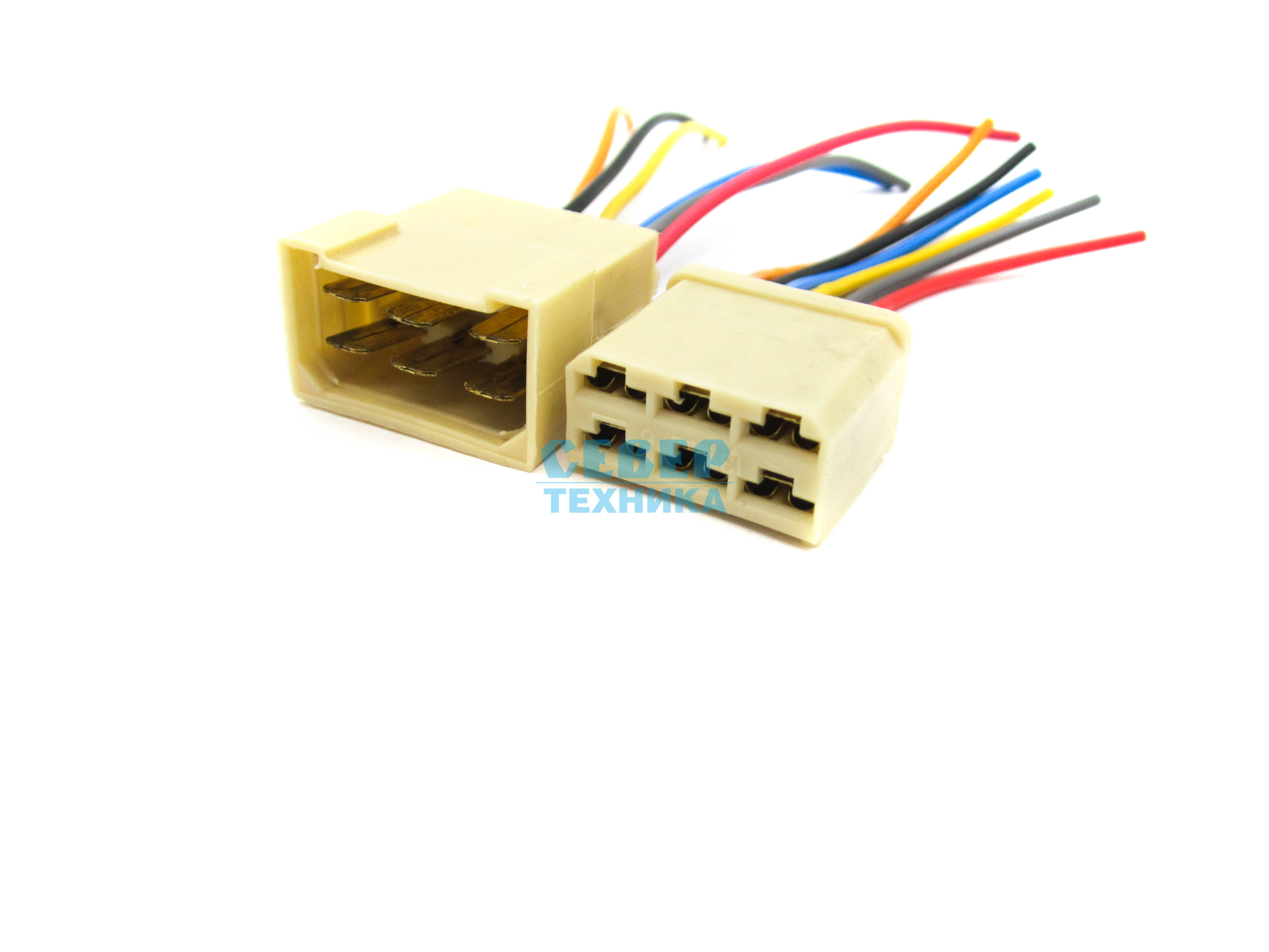 Разъём электр. 6-пр. (влаго/защ.) /CARGEN