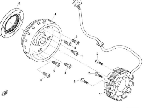 Муфта обгонная электр. стартера ATV /СФ 500/X4/X5/X6/X8