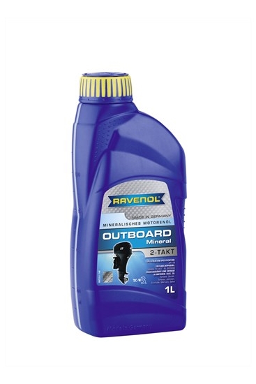 Масло RAVENOL Outboard 2T (минеральное) 1л.