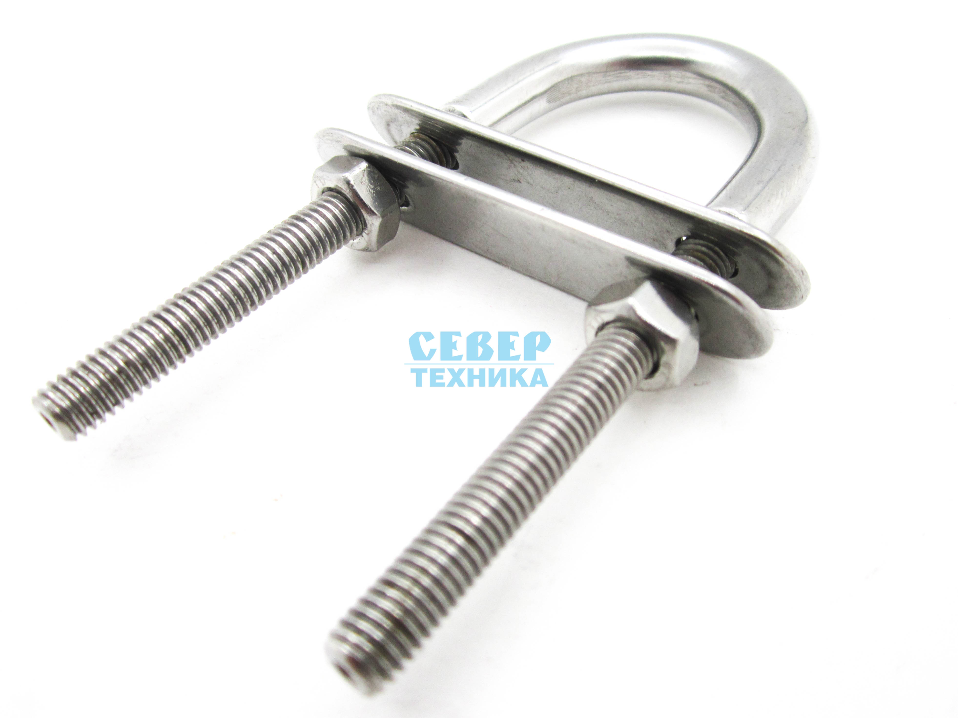 Рым-болт с двойной планкой 6х90 мм