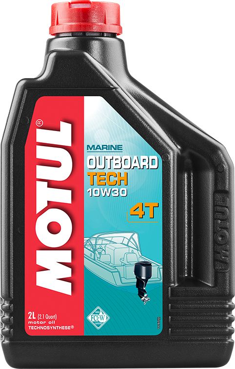 Масло MOTUL Outboard TECH 4Т 10W30 (п/синтетика) 2л.