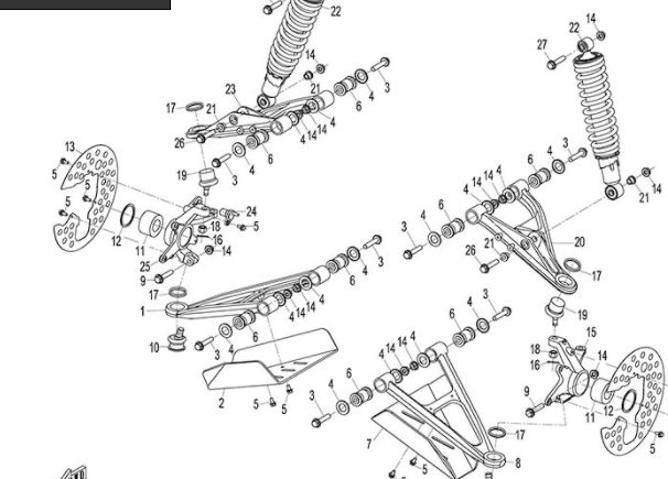 Кулак поворотный прав. ATV /СФ 500/X5/X6/X8