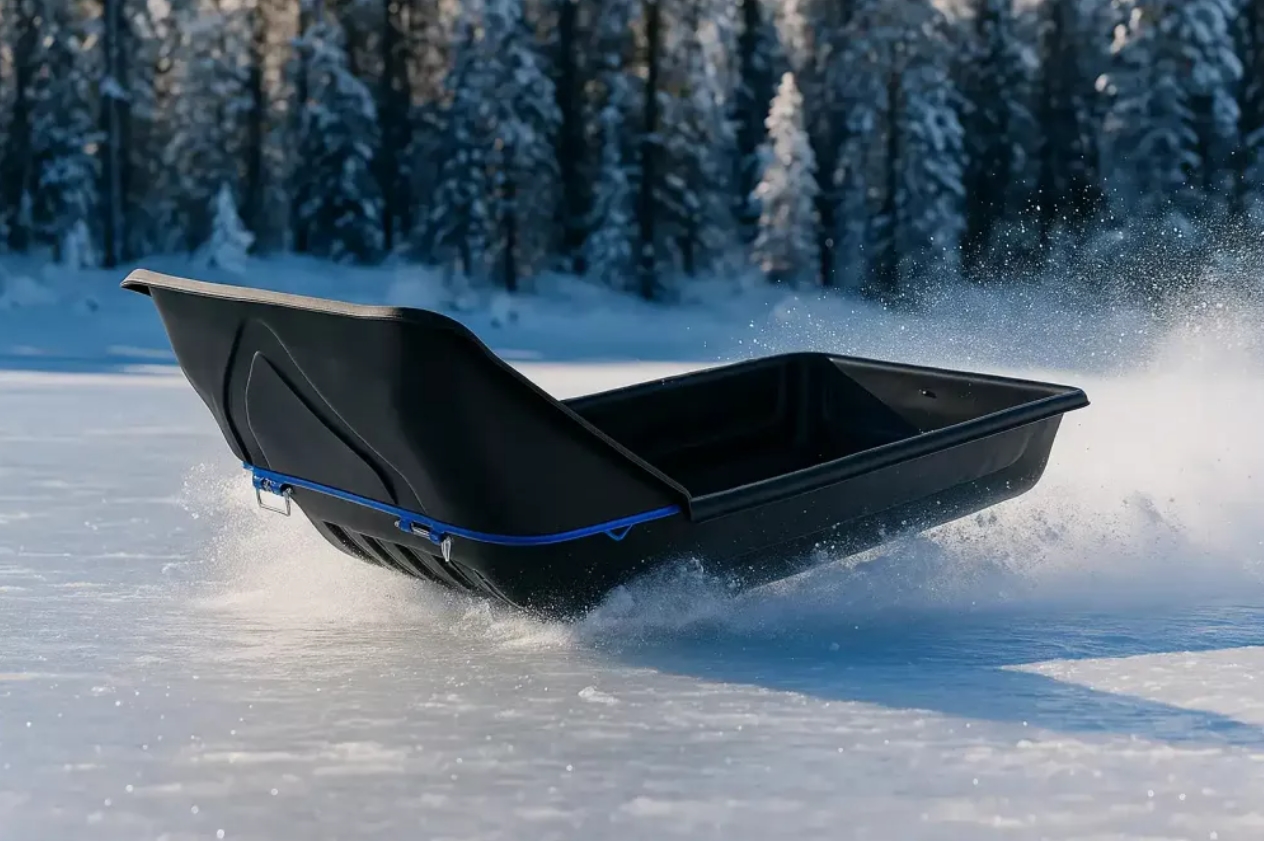 Сани-волокуши 1450 /с отбойником и дышлом (ЦентрПласт)