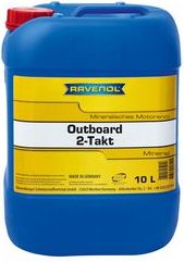 Масло RAVENOL Outboard 2T (минеральное) 10л.