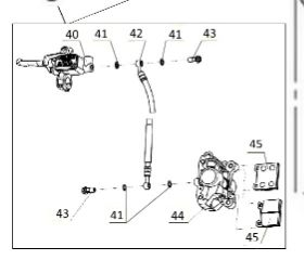 Колодка тормозная /Тайга 550/551, Лидер RM