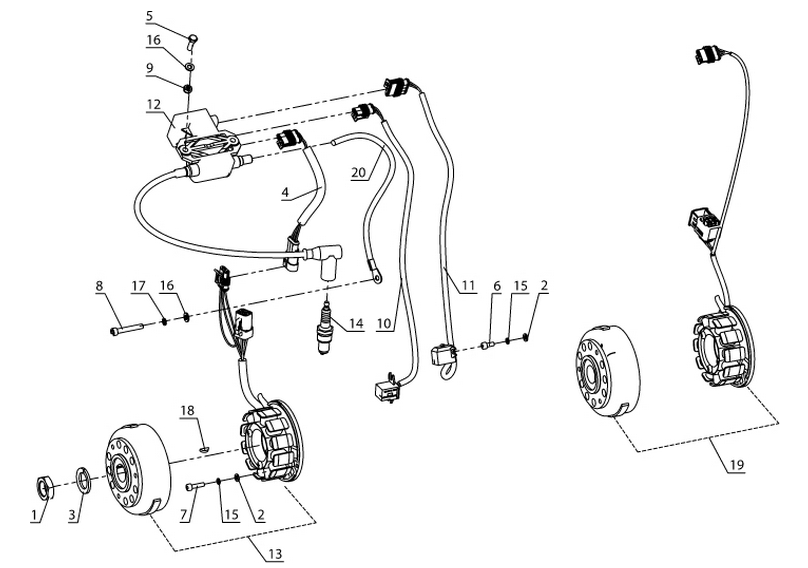 Датчик зажигания Ducati /Тикси RM