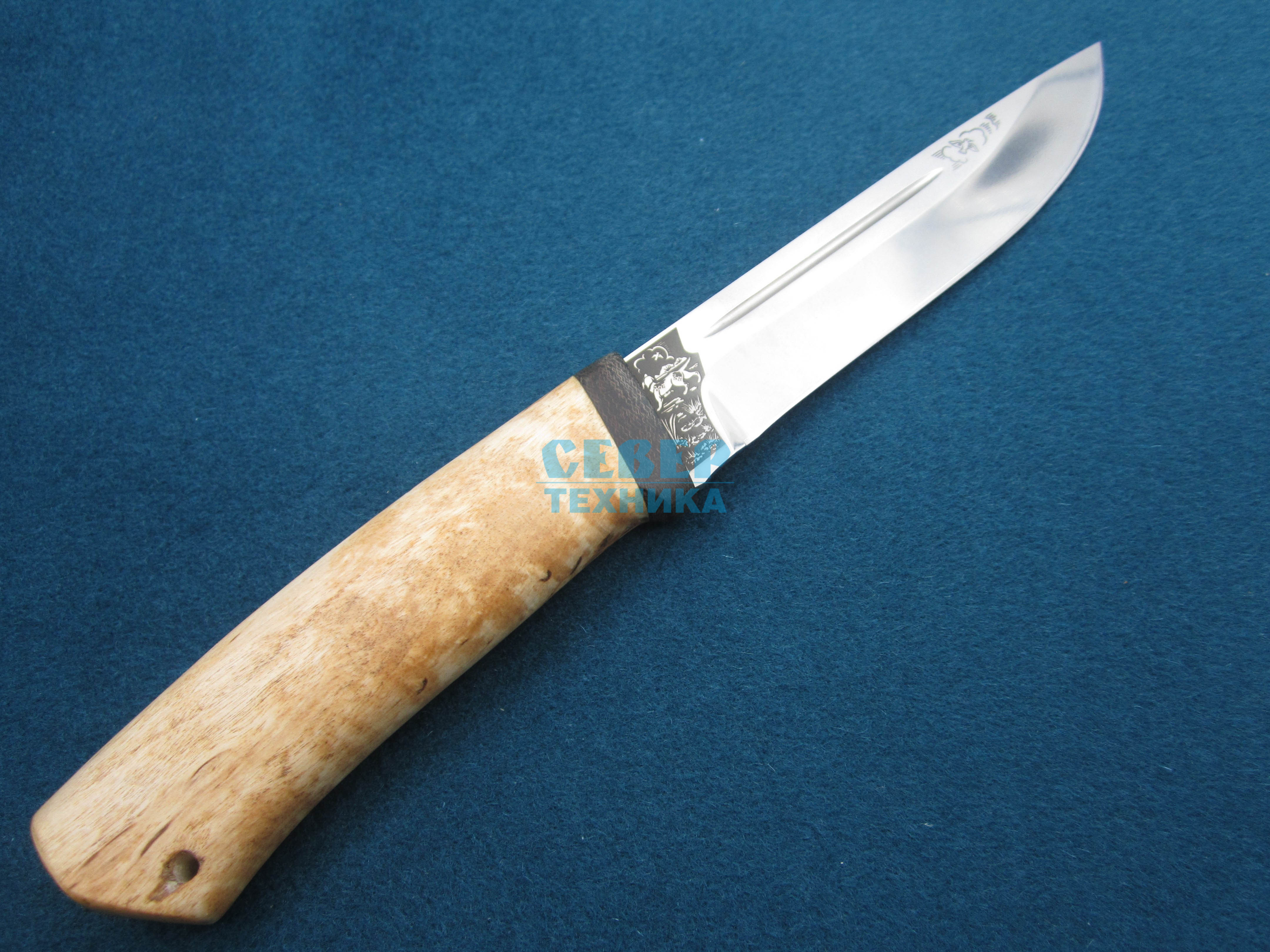 Нож "Бекас" карельская береза, 95х18 /Златоуст