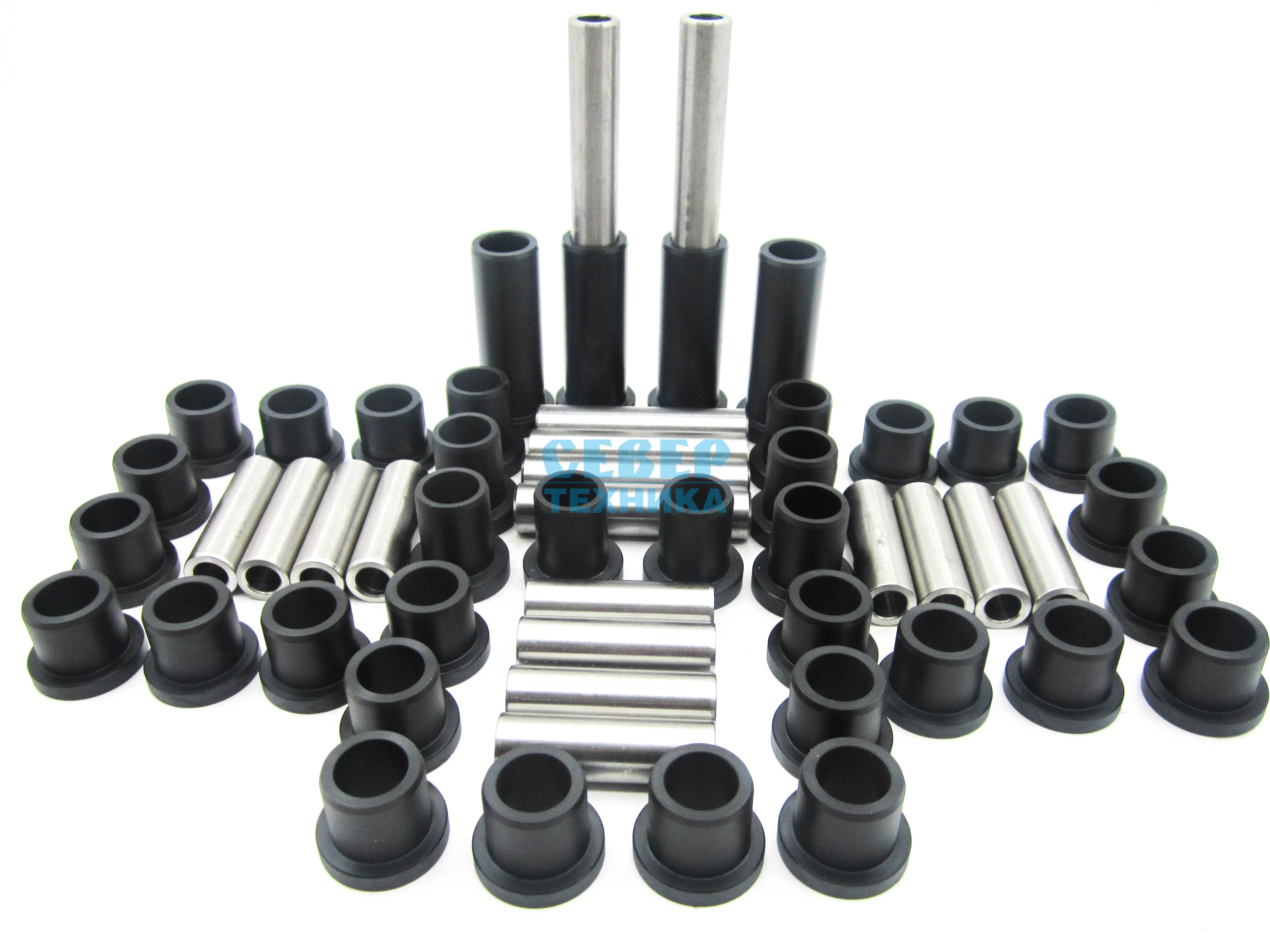 Втулки к-т всей подвески (вт.пер.верх 4,вт.рыч.под.24, вт.зад.кул. 8) ATV /Stels Guepard 