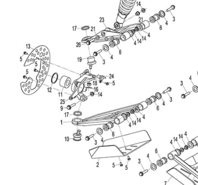 Датчик скорости ATV /СФ X8/Z8/U8/X10