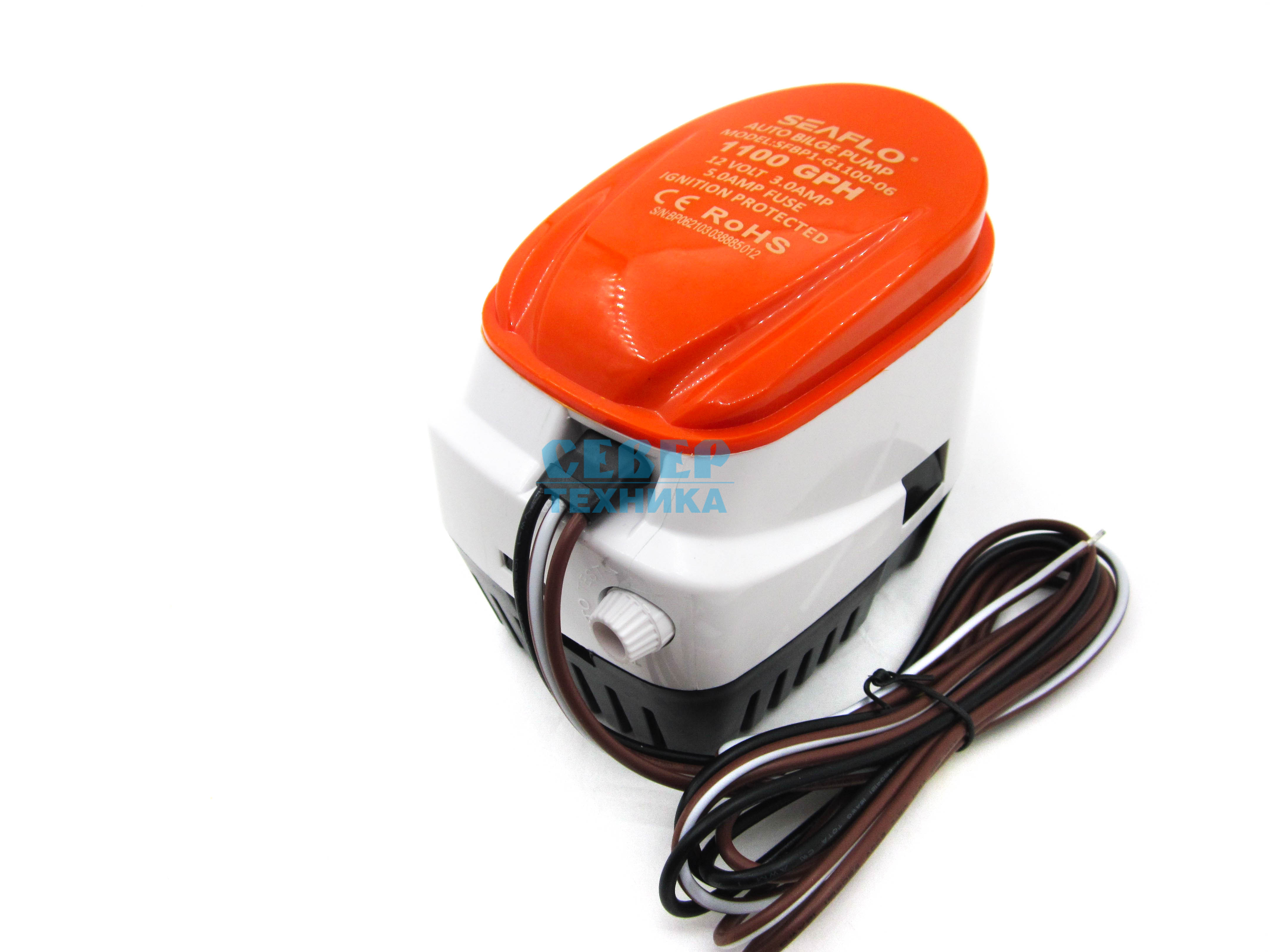 Насос осушительный SeaFlo 12B 1100GPH auto