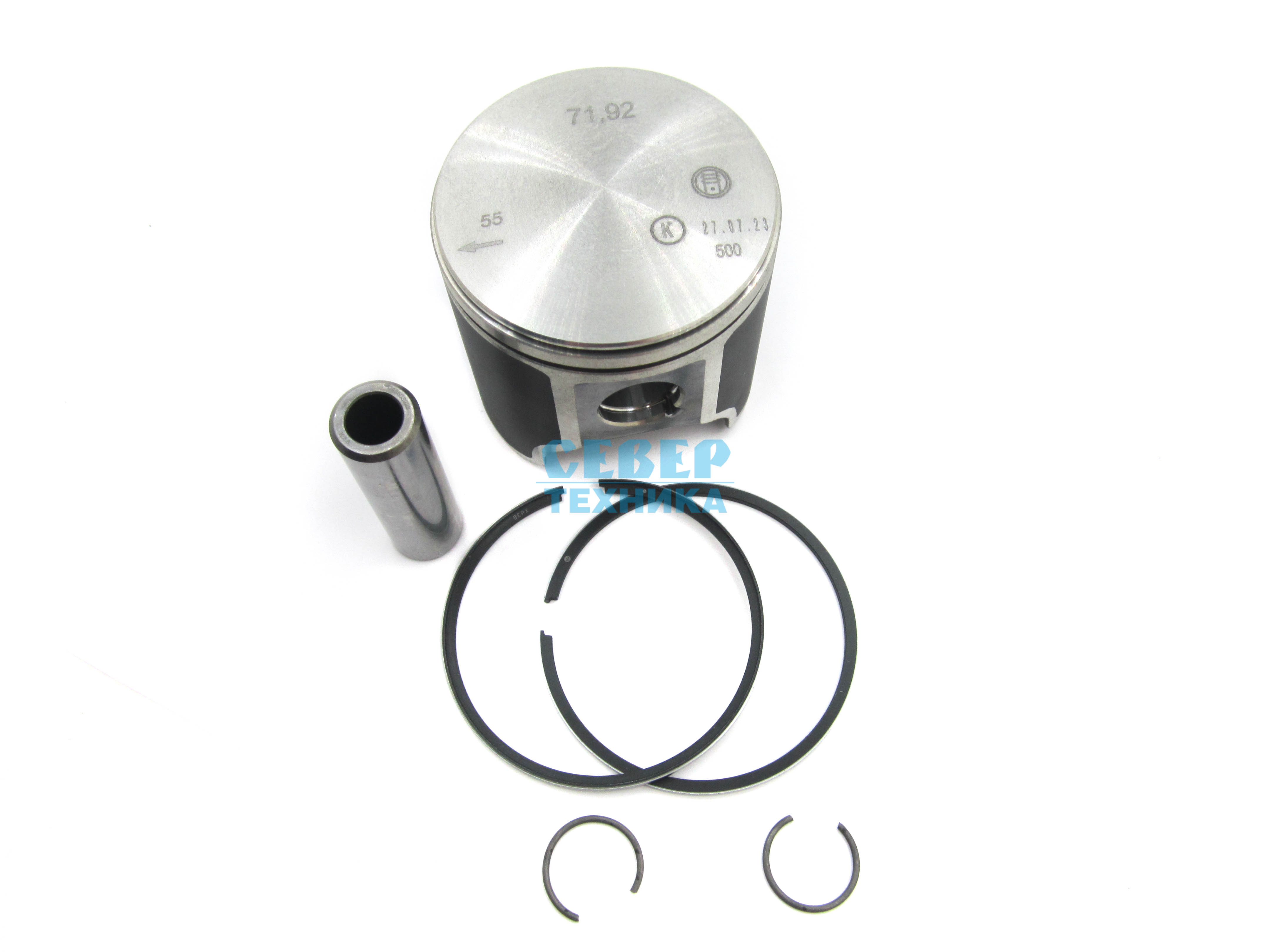 Поршень /Тайга 500 RM (порш. 1шт, палец, стопор. кольца, порш. кольца) 