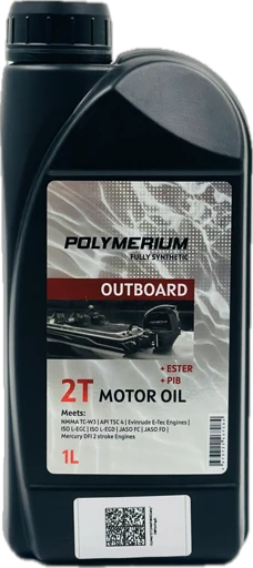 Масло POLYMERIUM OUTBOARD 2T (синтетика) 1л.