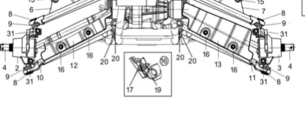 Опора шаровая ATV /Stels Guepard 650/800/850
