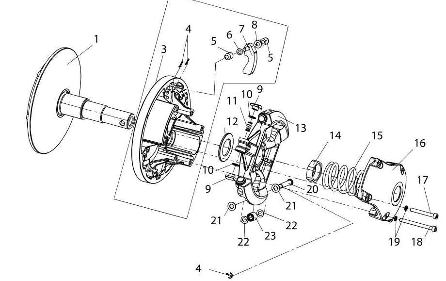 Ролик вариатора Арктик /Буран