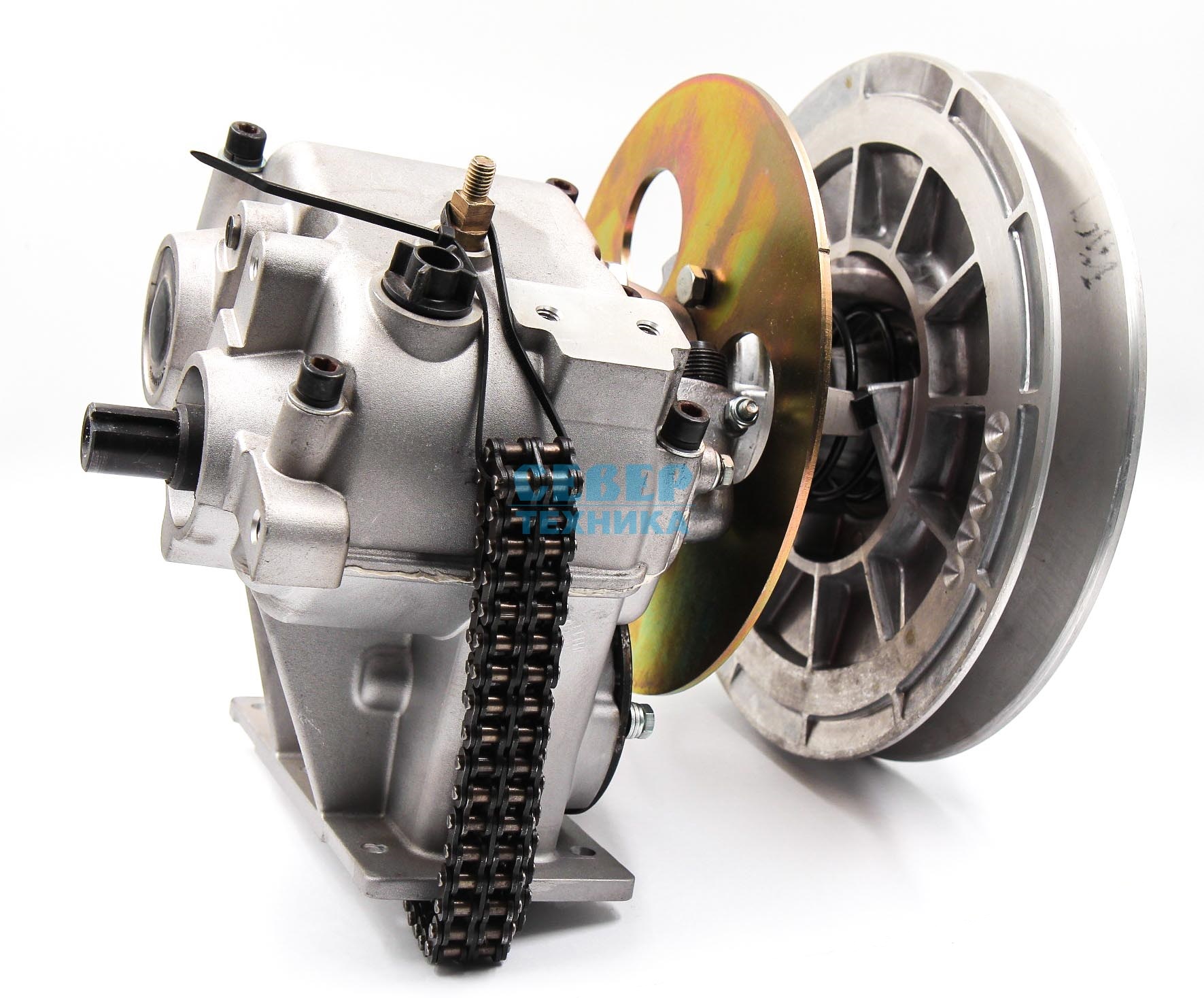 Коробка передач в сб. /Буран (2-х рядная цепь, с дисками)