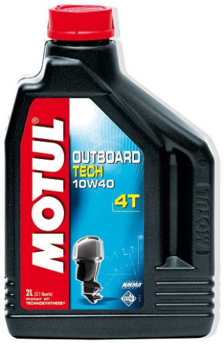 Масло MOTUL Outboard TECH 4Т 10W40 (п/синтетика) 2л.